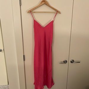 Aritzia Wilfred Only Slip Midi Dress